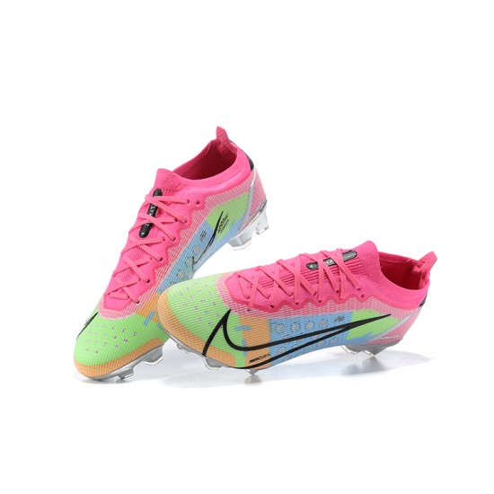 Kopacky Nike Mercurial Vapor Xiv Elite FG Růžový Modrý Zelená Černá Zlato Low Pánské