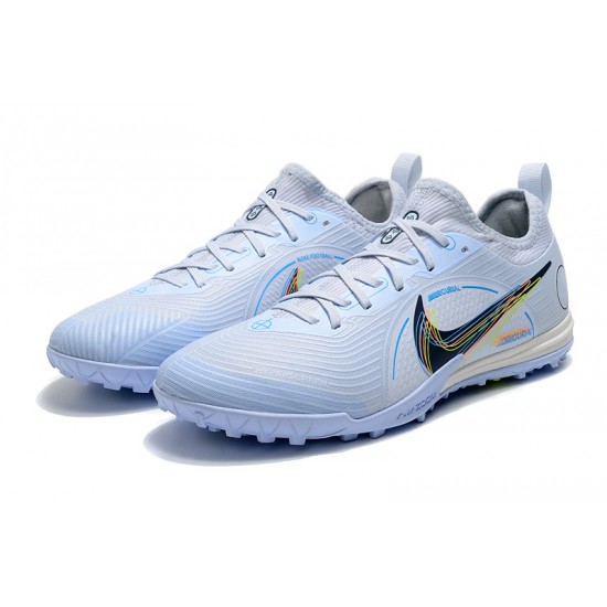 Kopacky Nike Mercurial Zoom Vapor 14.5 Pro TF Low Bílý Žlutý Modrý Pánské