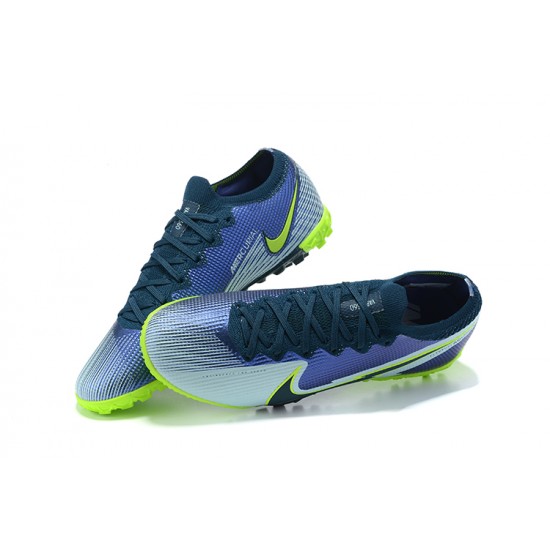 Kopacky Nike Vapor 14 Academy TF Zelená Žlutý Modrý Low Pánské