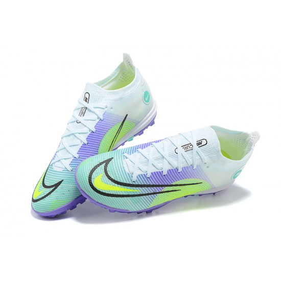 Kopacky Nike Vapor 14 Academy TF LightNachový LightZelená Černá Bílý Low Pánské