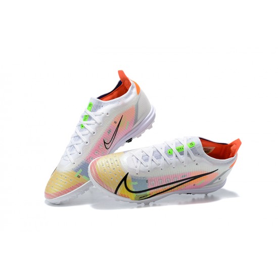 Kopacky Nike Vapor 14 Academy TF Růžový Modrý Žlutý Černá Low Pánské