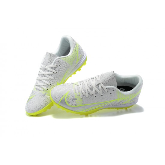 Kopacky Nike Vapor 14 Academy TF Bílý Žlutý Low Pánské