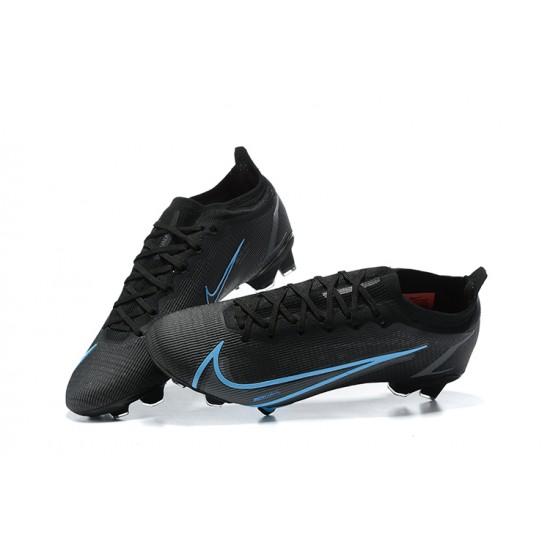 Kopacky Nike Vapor 14 Elite FG Černá Modrý Low Pánské