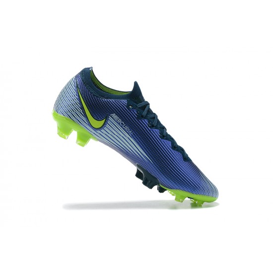 Kopacky Nike Vapor 14 Elite FG Zelená Modrý Černá Žlutý Low Pánské