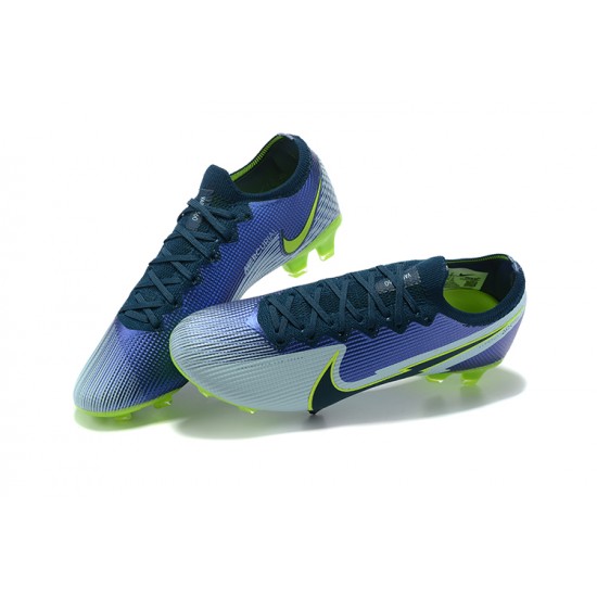 Kopacky Nike Vapor 14 Elite FG Zelená Modrý Černá Žlutý Low Pánské