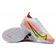 Kopacky Nike Vapor 14 Elite TF Low Žlutý Růžový Bílý Pánské