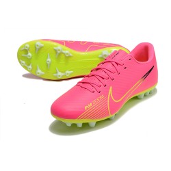 Kopacky Nike Vapor 15 Academy AG Low Růžový Chartreuse Pánské Dámské