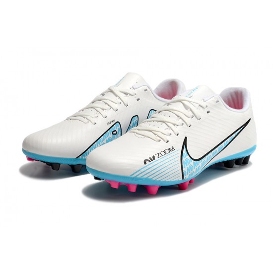 Kopacky Nike Vapor 15 Academy AG Low Bílý Růžový Pánské Dámské