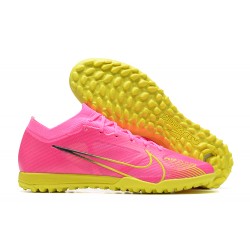 Kopacky Nike Vapor 15 Academy TF Růžový Žlutý Pánské Low 