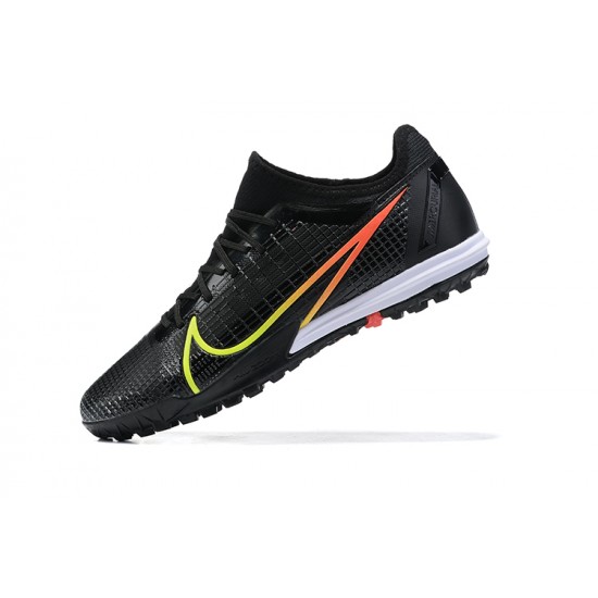 Kopacky Nike Zoom Vapor 14 Pro TF Černá Žlutý Červené Bílý Low Pánské