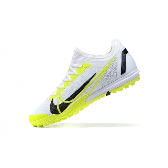 Kopacky Nike Zoom Vapor 14 Pro TF Bílý LightŽlutý Černá Low Pánské