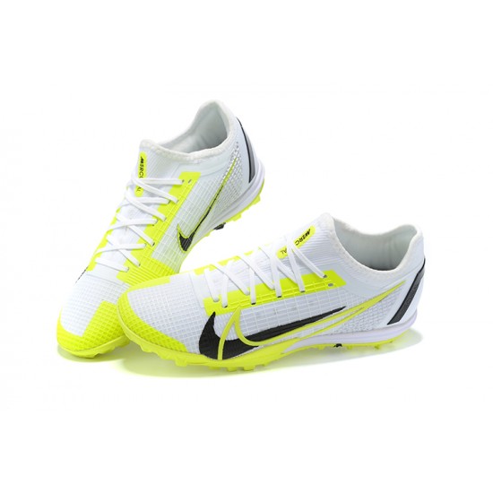 Kopacky Nike Zoom Vapor 14 Pro TF Bílý LightŽlutý Černá Low Pánské