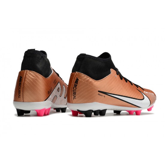 Kopacky Nike Air Zoom Mercurial Superfly IX Academy AG High Hnědý Černá Pánské Dámské