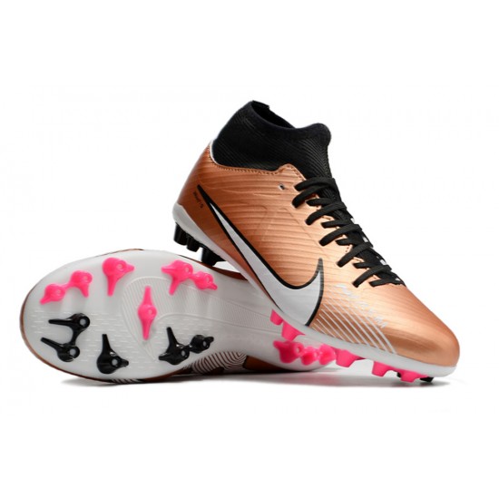 Kopacky Nike Air Zoom Mercurial Superfly IX Academy AG High Hnědý Černá Pánské Dámské