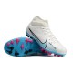 Kopacky Nike Air Zoom Mercurial Superfly IX Academy AG High Bílý Modrý Pánské Dámské