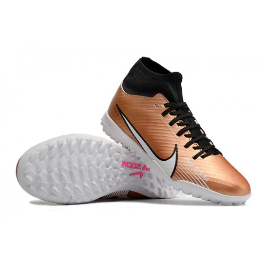 Kopacky Nike Air Zoom Mercurial Superfly IX Academy TF High Černá Hnědý Pánské Dámské