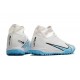 Kopacky Nike Air Zoom Mercurial Superfly IX Academy TF High Modrý Bílý Pánské Dámské