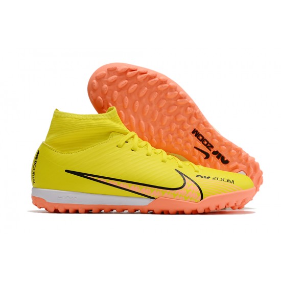 Kopacky Nike Air Zoom Mercurial Superfly IX Academy TF High Žlutý Pánské Dámské