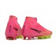Kopacky Nike Air Zoom Mercurial Superfly IX Elite AG High Zelená Růžový Pánské Dámské