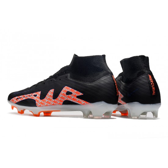 Kopacky Nike Air Zoom Mercurial Superfly IX Elite FG High Černá Oranžovýý Pánské