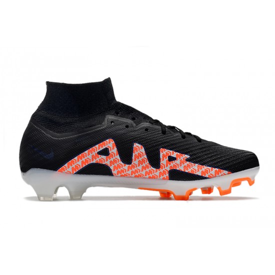 Kopacky Nike Air Zoom Mercurial Superfly IX Elite FG High Černá Oranžovýý Pánské