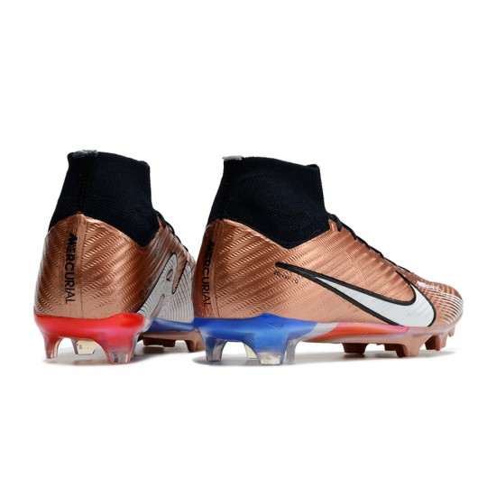 Kopacky Nike Air Zoom Mercurial Superfly IX Elite FG High Hnědý Černá Pánské Dámské