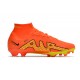 Kopacky Nike Air Zoom Mercurial Superfly IX Elite FG High Oranžovýý Žlutý Pánské Dámské