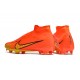 Kopacky Nike Air Zoom Mercurial Superfly IX Elite FG High Oranžovýý Žlutý Pánské Dámské