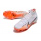Kopacky Nike Air Zoom Mercurial Superfly IX Elite FG High Bílý Oranžovýý Pánské Dámské
