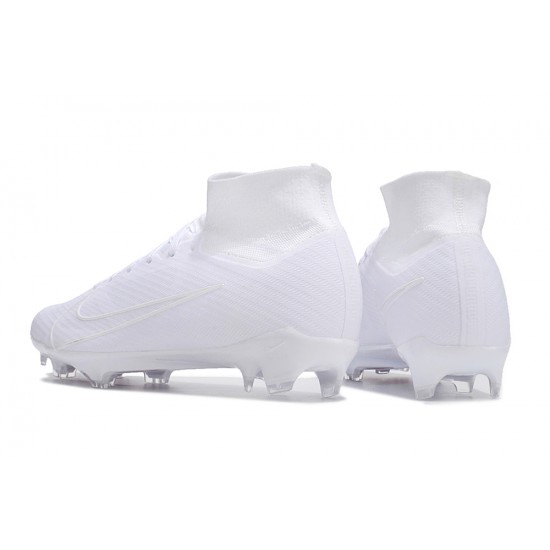 Kopacky Nike Air Zoom Mercurial Superfly IX Elite FG High Bílý Nachový Pánské Dámské