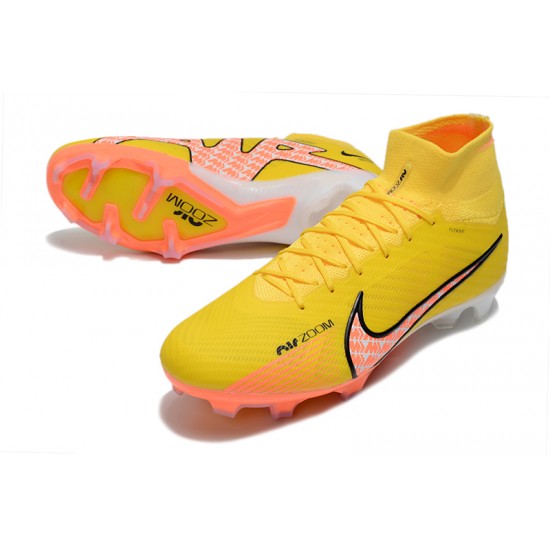 Kopacky Nike Air Zoom Mercurial Superfly IX Elite FG High Žlutý Oranžovýý Pánské Dámské
