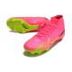 Kopacky Nike Air Zoom Mercurial Superfly IX Elite FG High Žlutý Růžový Pánské Dámské