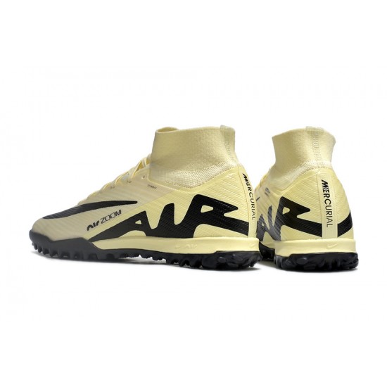 Kopacky Nike Air Zoom Mercurial Superfly IX Elite TF High Černá Zlato Pánské Dámské
