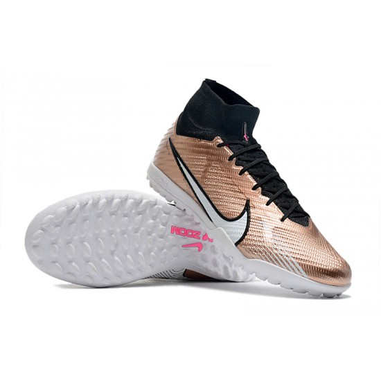 Kopacky Nike Air Zoom Mercurial Superfly IX Elite TF High Hnědý Černá Pánské Dámské