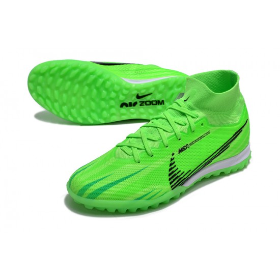 Kopacky Nike Air Zoom Mercurial Superfly IX Elite TF High Zelená Černá Pánské Dámské