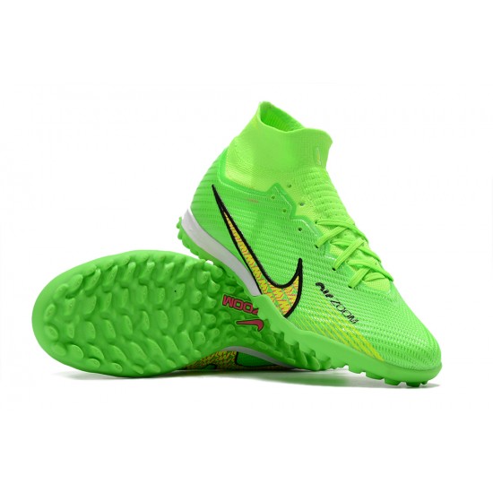 Kopacky Nike Air Zoom Mercurial Superfly IX Elite TF High Zelená Pánské Dámské