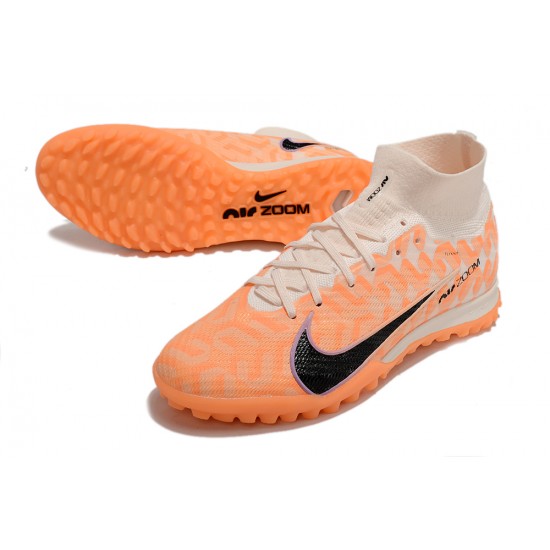 Kopacky Nike Air Zoom Mercurial Superfly IX Elite TF High Hnědožlutý Oranžovýý Pánské Dámské