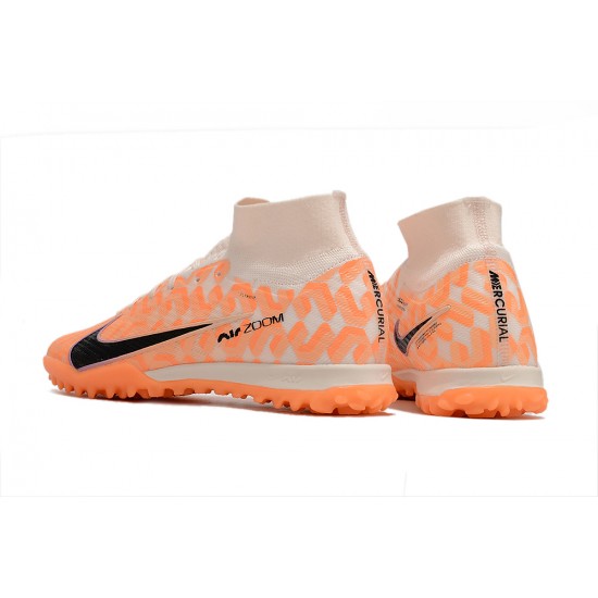 Kopacky Nike Air Zoom Mercurial Superfly IX Elite TF High Hnědožlutý Oranžovýý Pánské Dámské