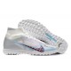 Kopacky Nike Air Zoom Mercurial Superfly IX Elite TF High Lilac Bílý Pánské