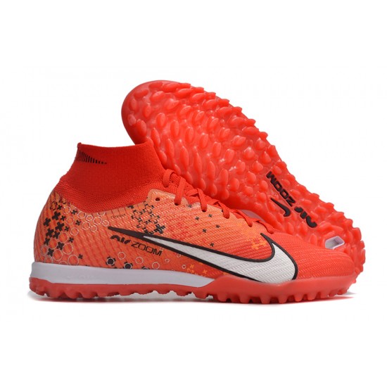 Kopacky Nike Air Zoom Mercurial Superfly IX Elite TF High Oranžovýý Červené Pánské Dámské