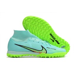 Kopacky Nike Air Zoom Mercurial Superfly IX Elite TF High Turqoise Zelená Pánské Dámské