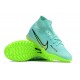 Kopacky Nike Air Zoom Mercurial Superfly IX Elite TF High Turqoise Zelená Pánské Dámské