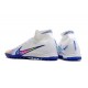 Kopacky Nike Air Zoom Mercurial Superfly IX Elite TF High Bílý Modrý Pánské Dámské