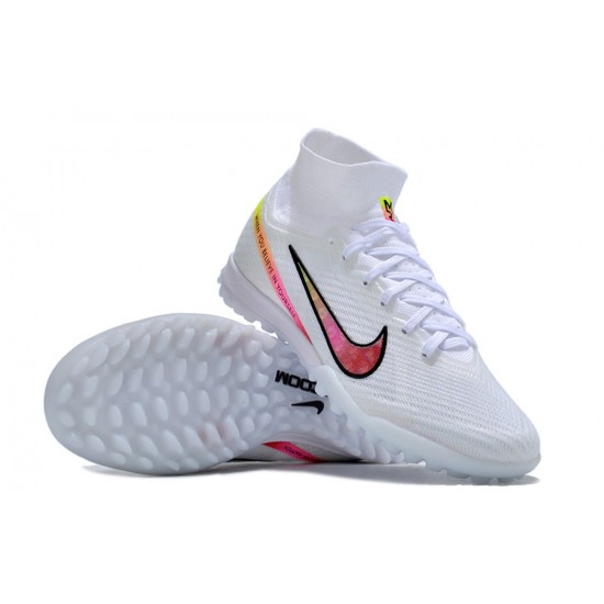 Kopacky Nike Air Zoom Mercurial Superfly IX Elite TF High Bílý Multi Pánské Dámské