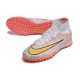 Kopacky Nike Air Zoom Mercurial Superfly IX Elite TF High Bílý Oranžovýý Žlutý Pánské Dámské