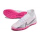 Kopacky Nike Air Zoom Mercurial Superfly IX Elite TF High Bílý Růžový Pánské Dámské