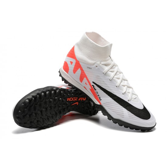 Kopacky Nike Air Zoom Mercurial Superfly IX Elite TF High Bílý Červené Pánské