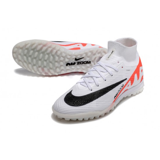 Kopacky Nike Air Zoom Mercurial Superfly IX Elite TF High Bílý Červené Pánské Dámské
