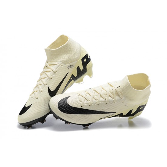 Kopacky Nike Air Zoom Mercurial Superfly Ix Elite Fg Béžový Černá Pánské High Football Cleats