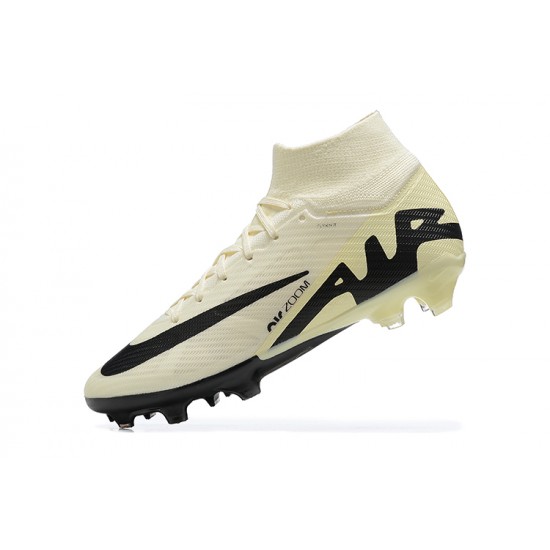 Kopacky Nike Air Zoom Mercurial Superfly Ix Elite Fg Béžový Černá Pánské High Football Cleats